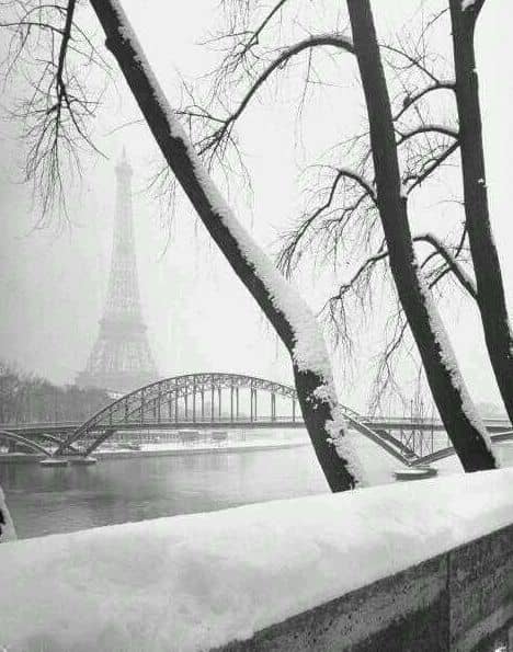 Chauffage et climat - Paris sous la neige