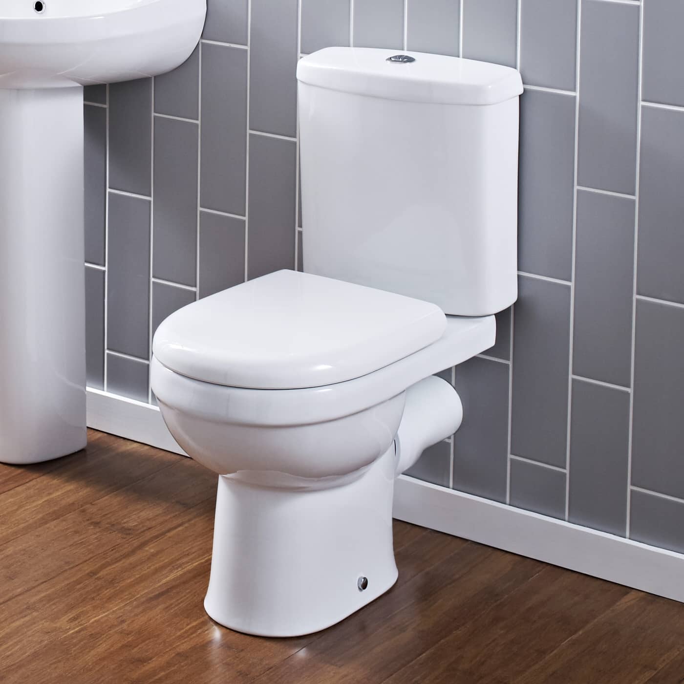 Blanc salle de bains wc eau de toilette raccord de tuyau de sortie