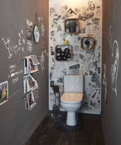 Déco murale toilette : Des inspirations design pour la déco de vos wc